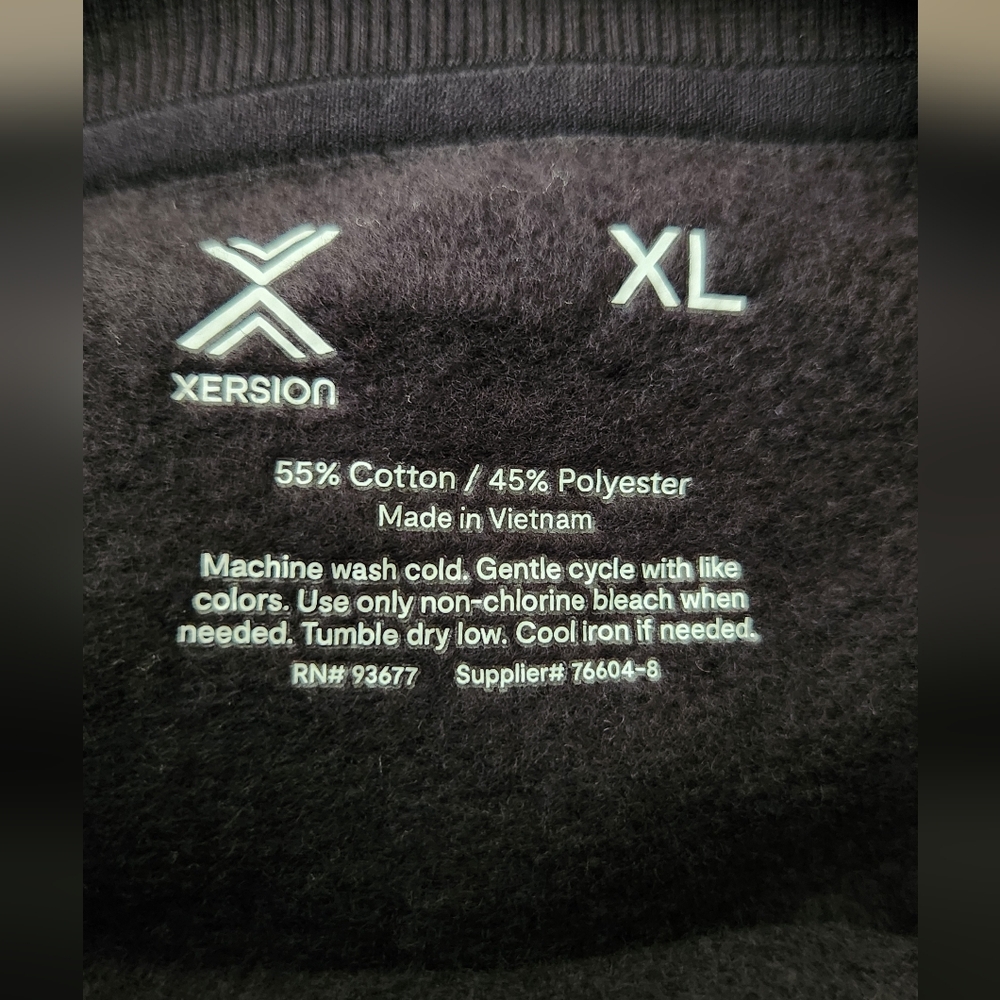 NWT Xersion XL Pullover Sweatshirt With Thumbholes - Picture 10 of 10
